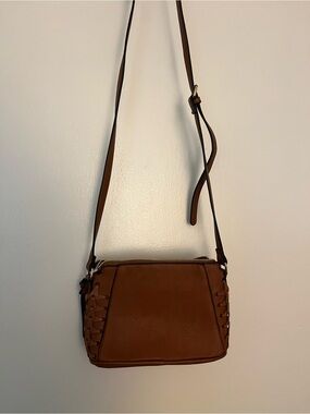 Brown Leather Crossbody Bag - Sleek Everyday Shoulder Bag